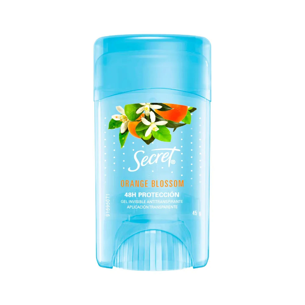 Desodorante Antitranspirante Stick Gel Secret Orange Blossom 45g
