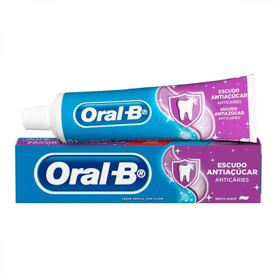Creme Dental Oral-b Escudo Antiacucar 70g