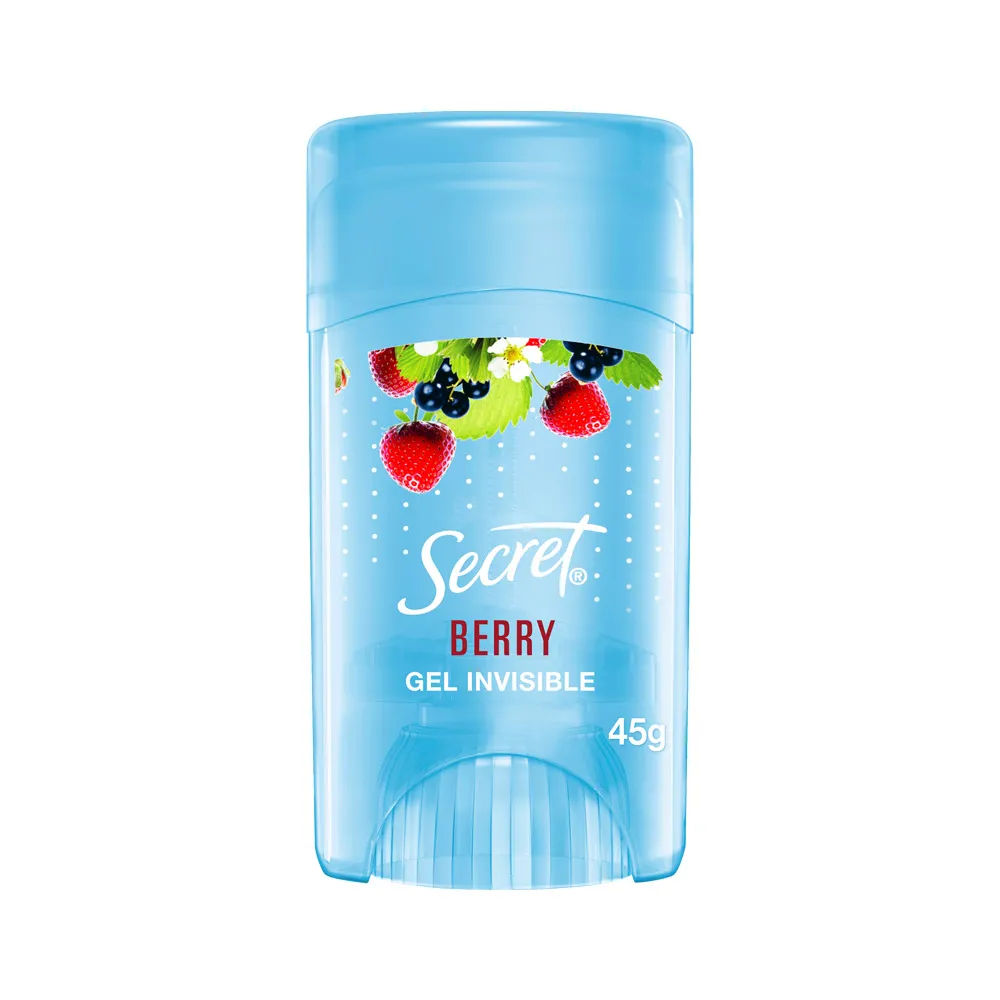 Desodorante Antitranspirante Stick Gel Secret Invisible Berry 45g