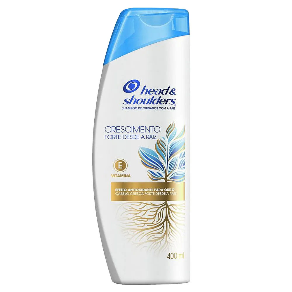 Shampoo Head Shoulders 400ml Crescimento Forte Desde A Raiz