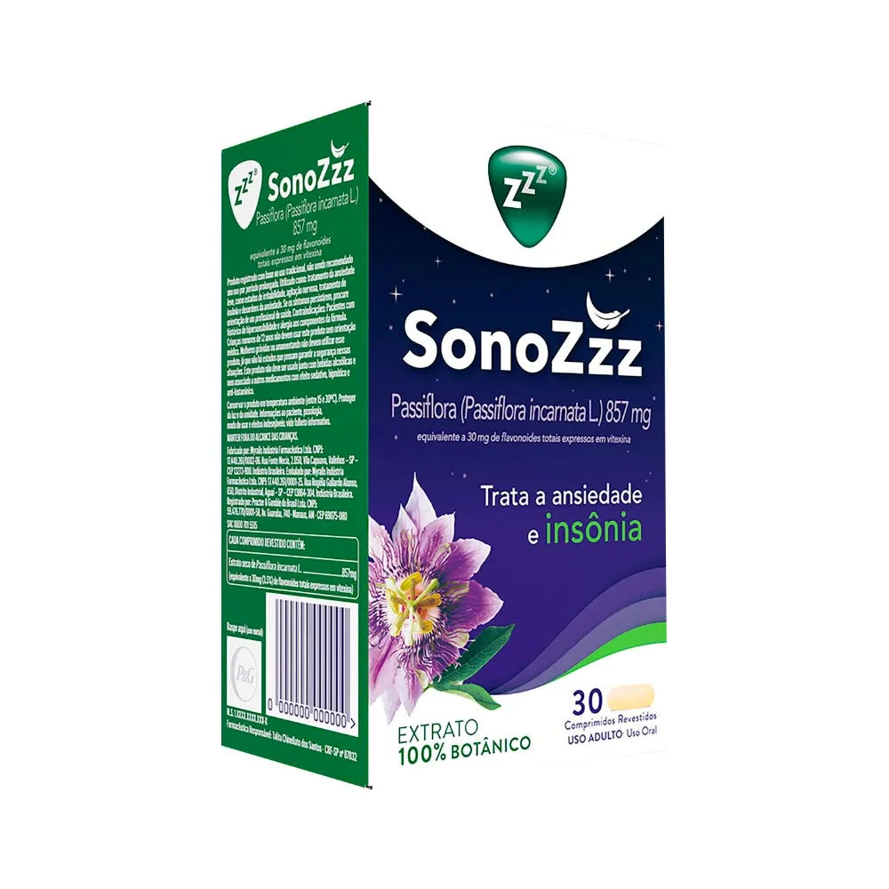Sonozzz Passiflora 30 Cápsulas Procter