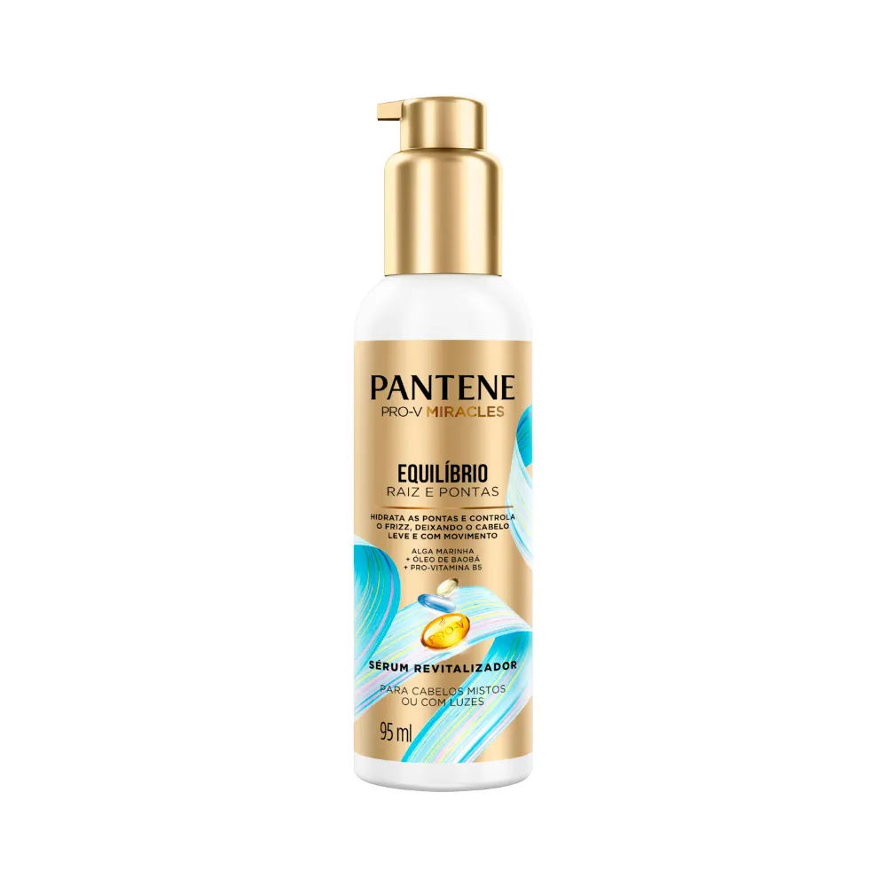 Sérum Revitalizador Pantene Equilíbrio Raiz e Pontas Frasco 95ml