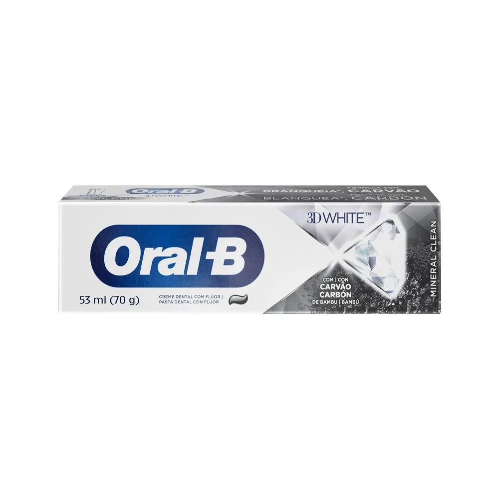 Creme Dental Oral-B  White Carvão 70g