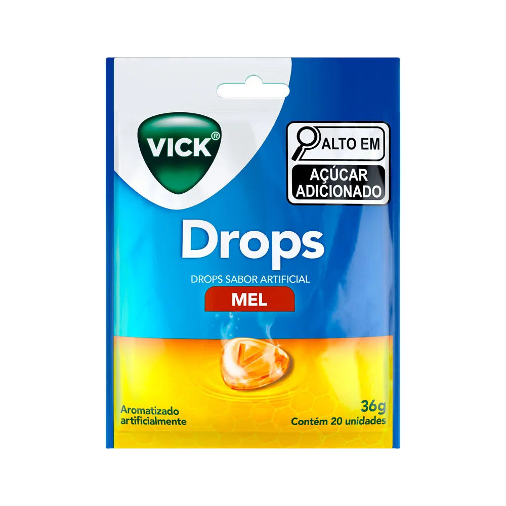Vick Drops 20 Pastilhas Mel Procter