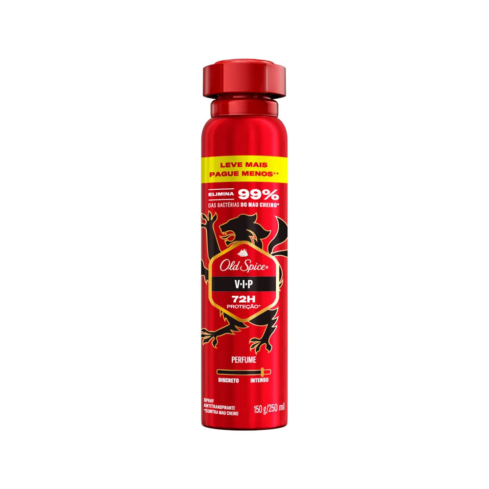 Desodorante Spray Old Spice VIP 250ml