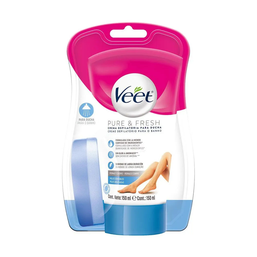 Creme Depilatório para Banho Veet Pernas e Corpo 150ml