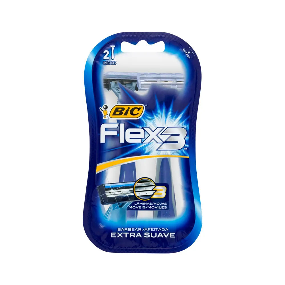 Aparador De Barba BIC 2 Unidades Flex 3