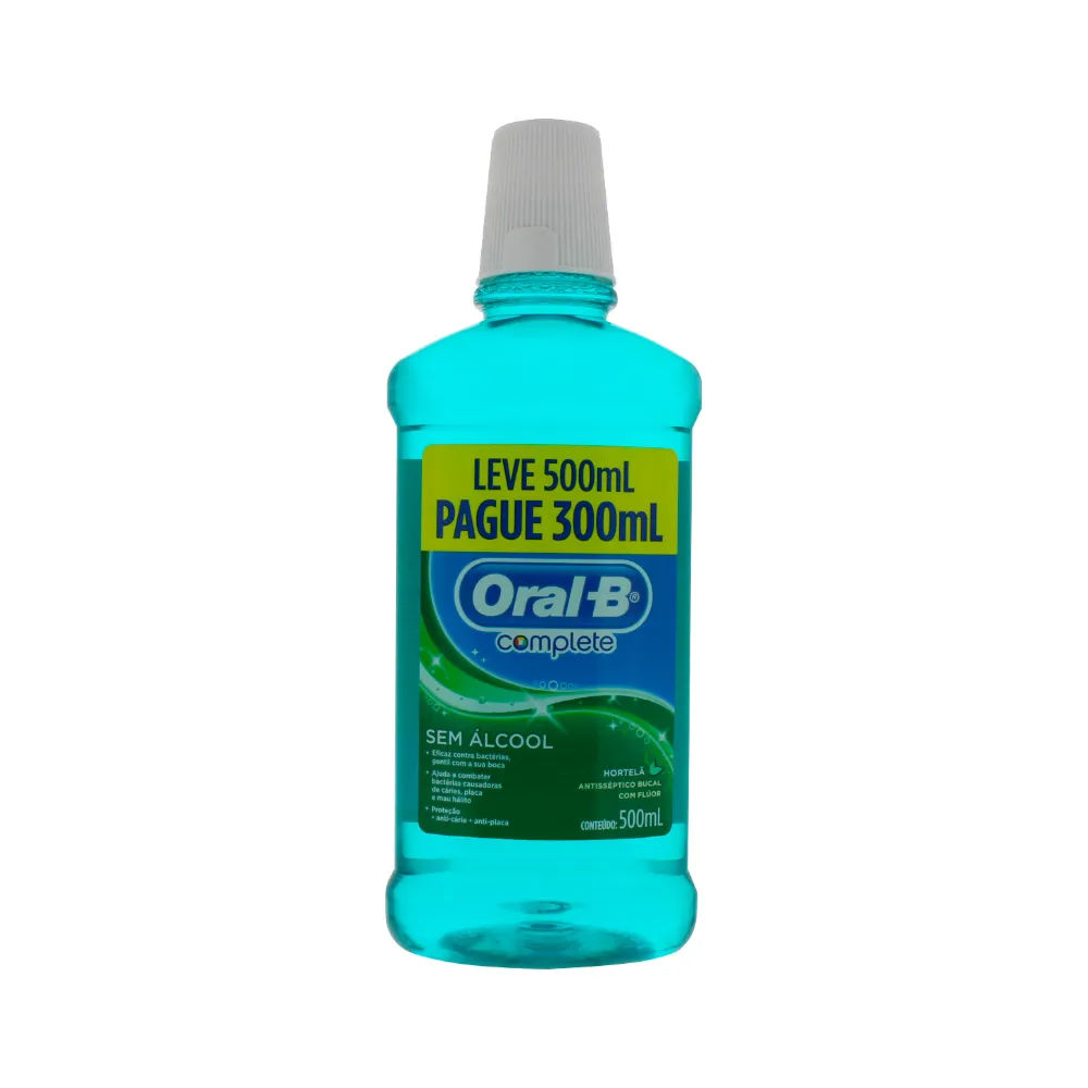 Enxaguante Bucal Oral-B Hort Compacto 500ml