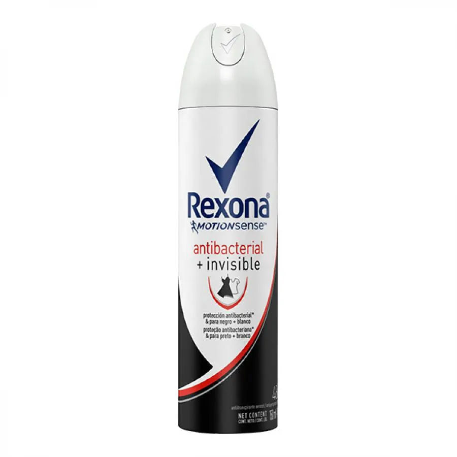 Desodorante Antitranspirante Aerossol Rexona Antibac + Invisible 150ml