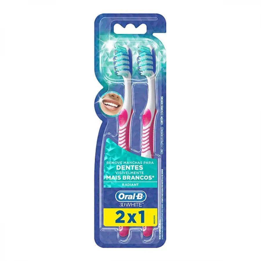 Escova Dental Oral-b 3d White Advantage 35 Leve 2 Pague 1