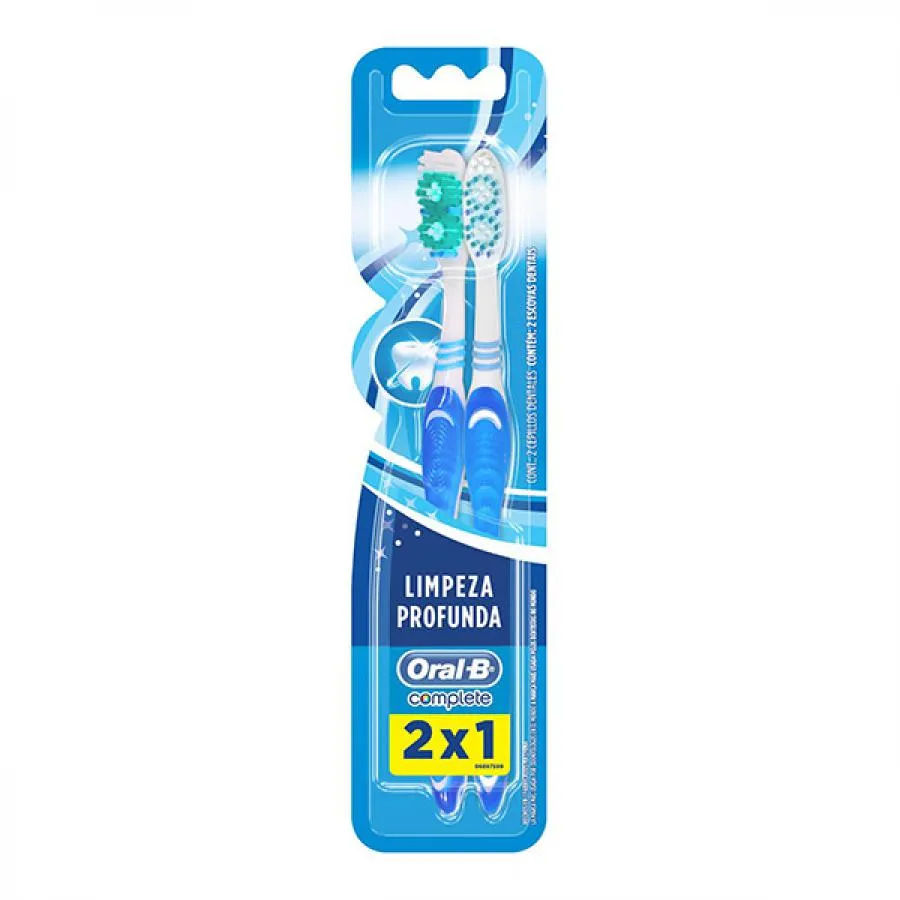 Escova Dental Oral-B Complete 5 Ações Macia 2 Unidades