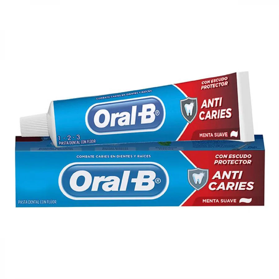 Creme Dental Oral-B 1-2-3 Menta Suave 70g
