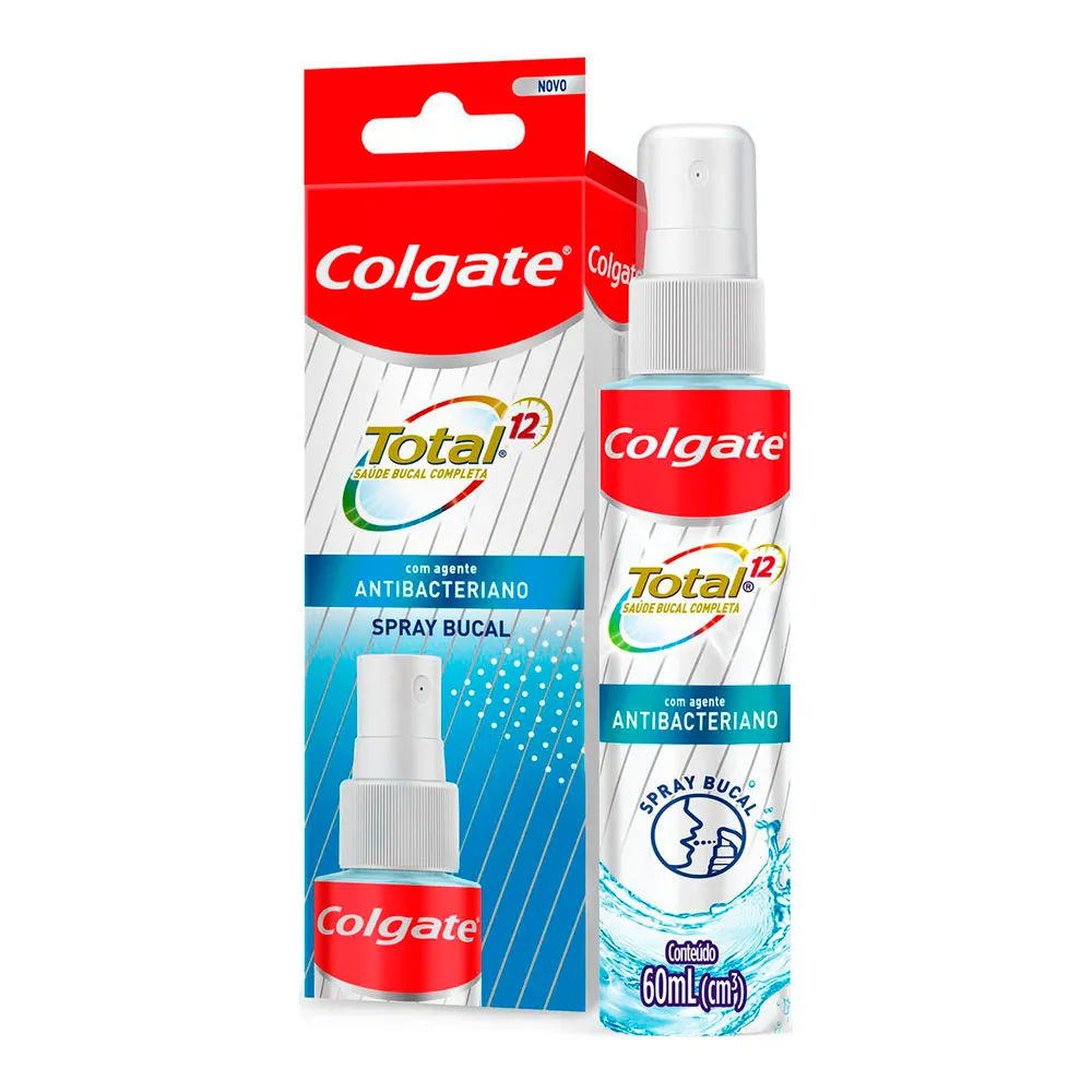Spray Bucal Colgate Total Com Agentes Antibacterianos 60ml