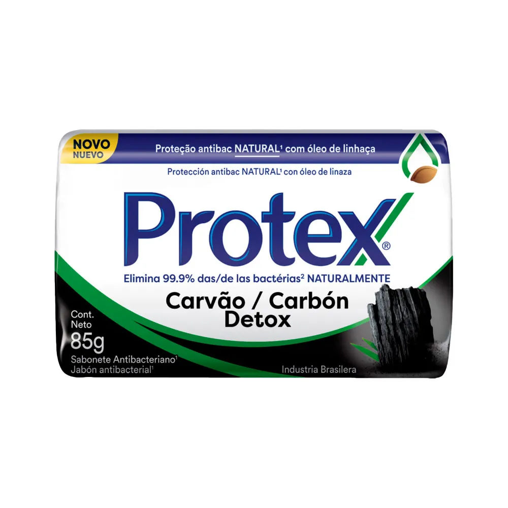Sabonete Protex Barra Antibacteriano 85gr Carvao Detox