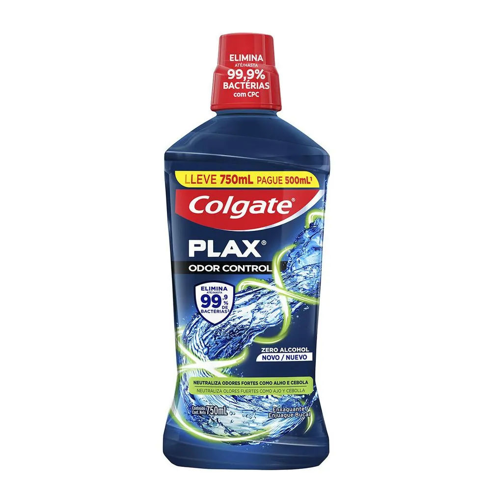 Enxaguante Bucal Colgate Plax Odor Control 750ml