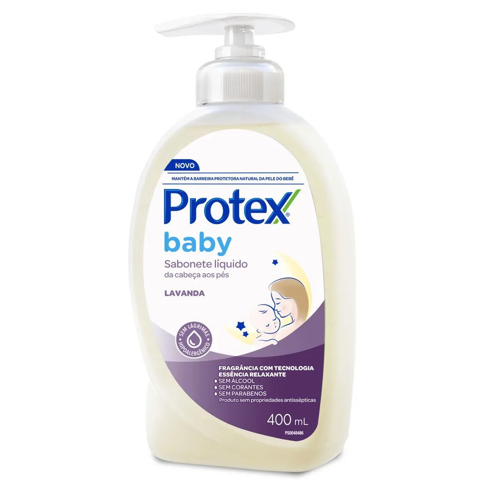 Sabonete Líquido para bebês Protex Baby Lavanda 400ml