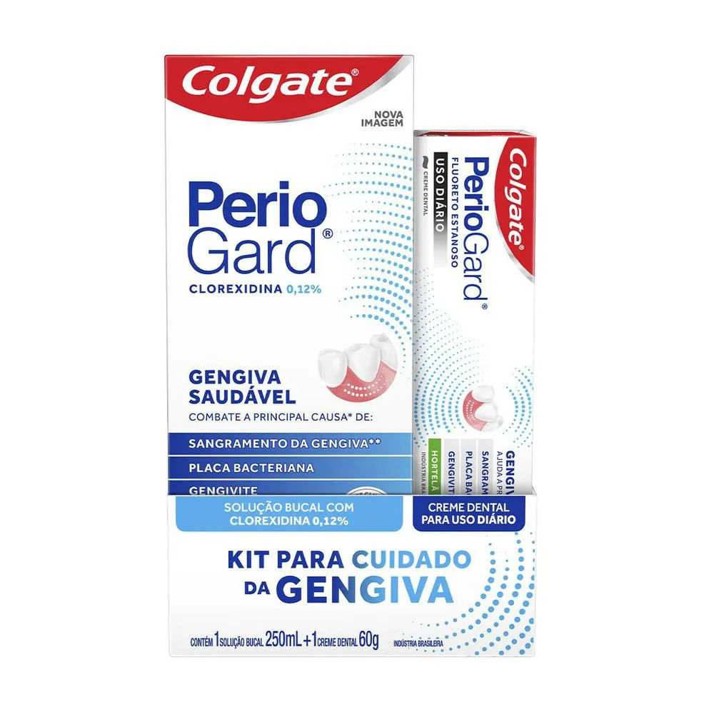 Creme Dental Colgate Periogard 60g + Enxaguante Bucal 250ml
