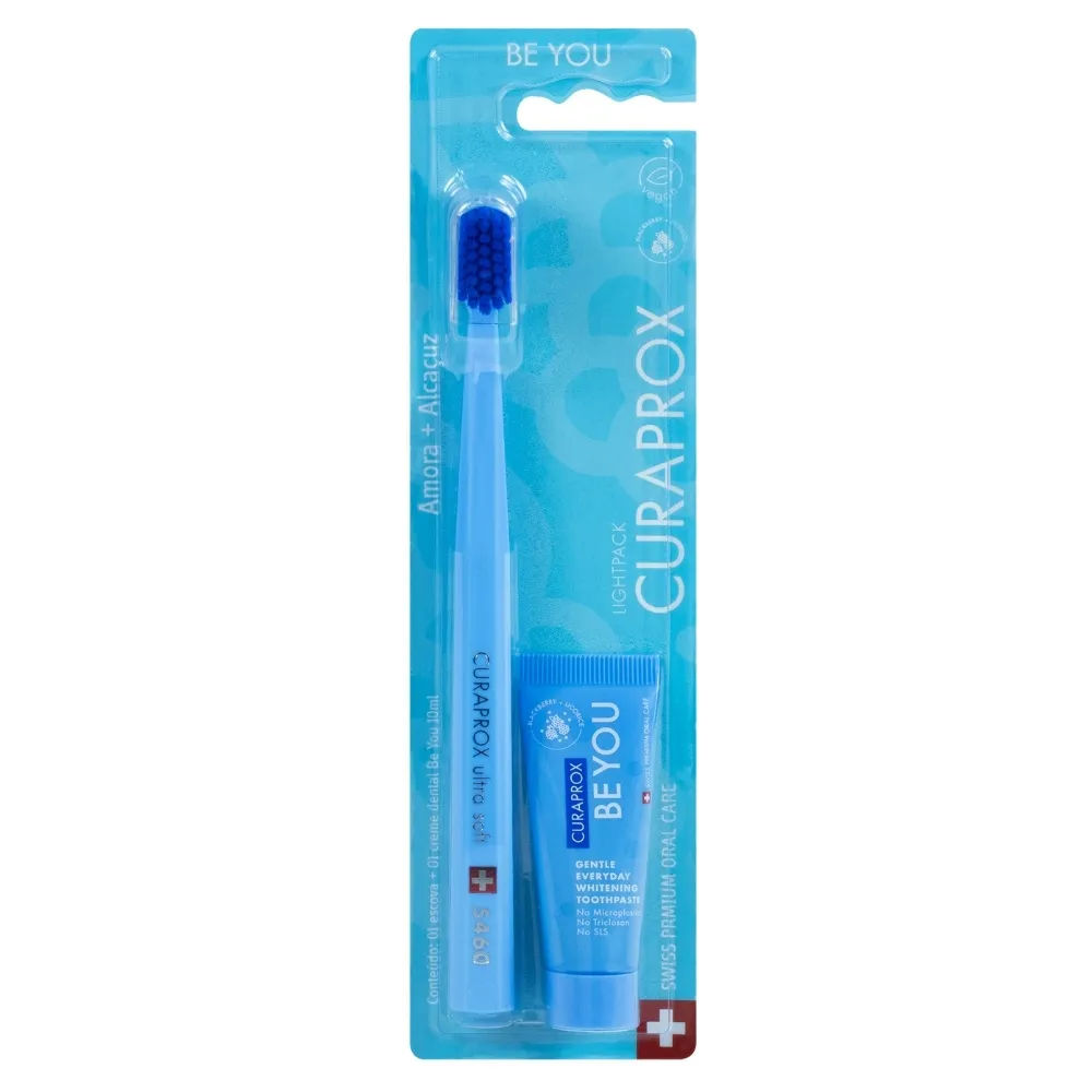 Escova Dental 5460 + Creme Dental 10ml Curaprox Be You