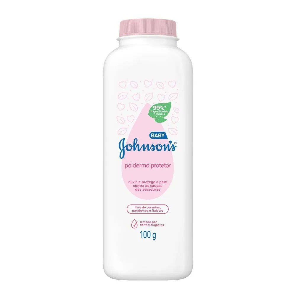 Talco Infantil Johnsons Baby Pó Dermoprotetor 100g