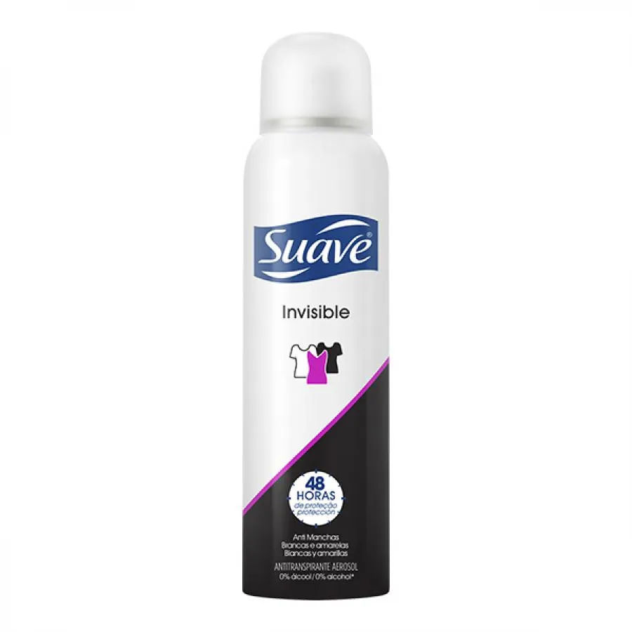 Desodorante Suave Aerossol Feminino Invisible 88g