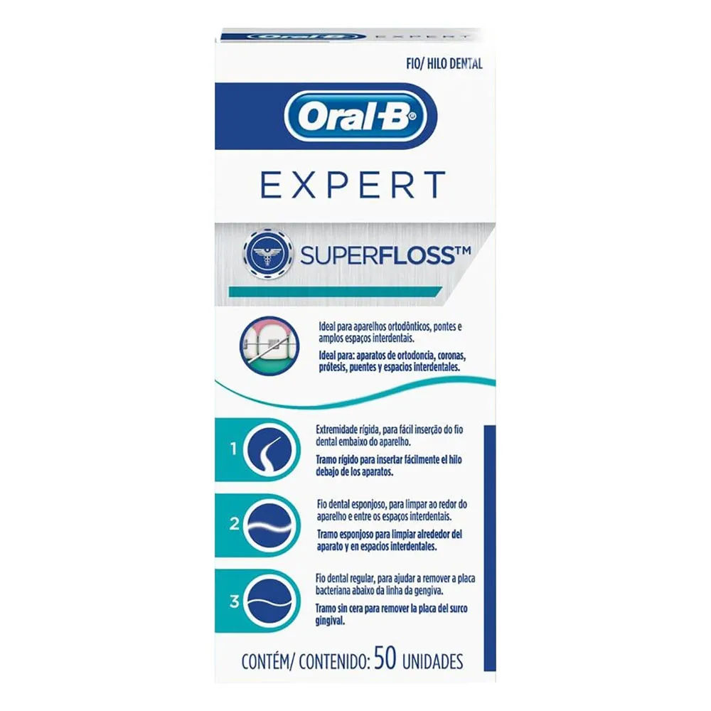 Fio Dental Oral-B Super Floss 50m