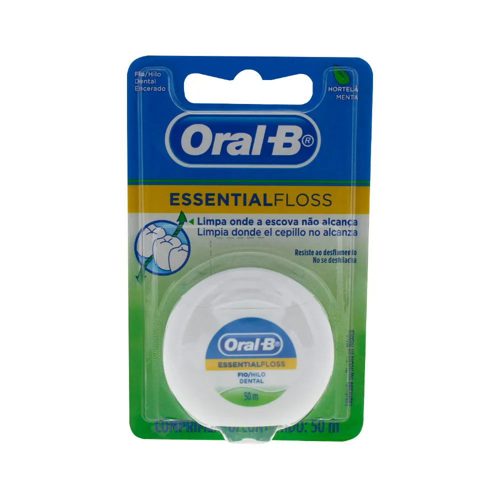 Fio Dental Oral-B Essential Floss Menta 50m