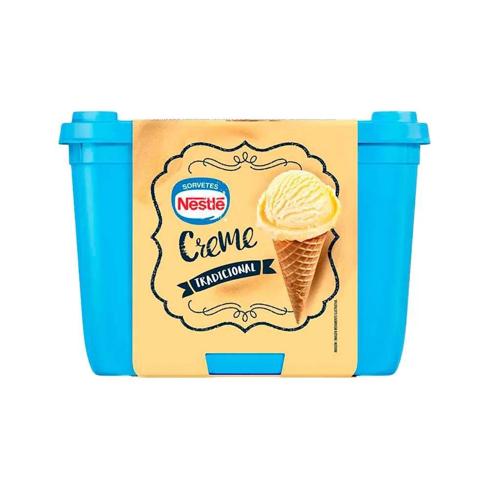 Sorvete Nestle Tradicional Creme 1,5l
