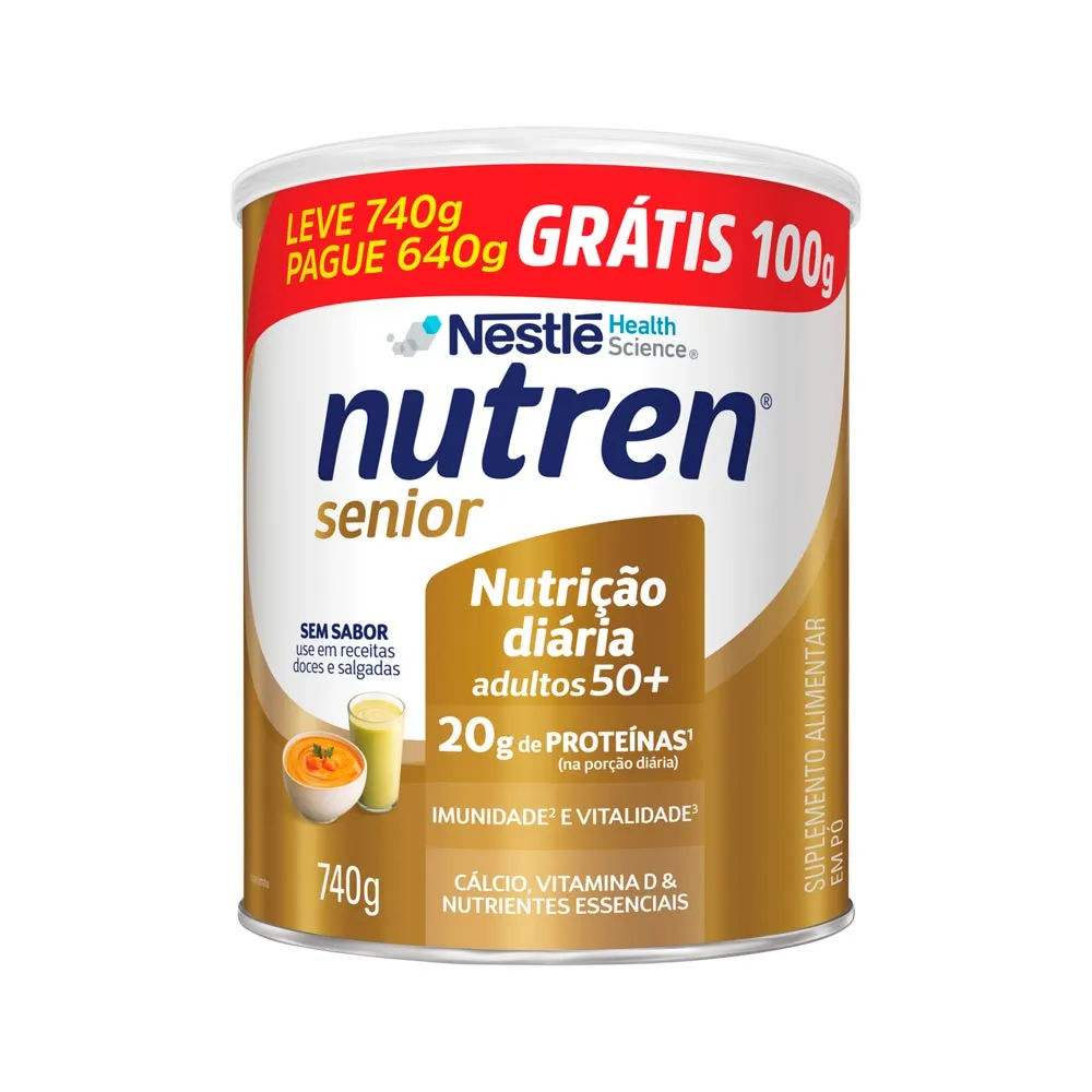 Nutren Seniorsem Sabor Leve 740gr Pague 640gr Especial