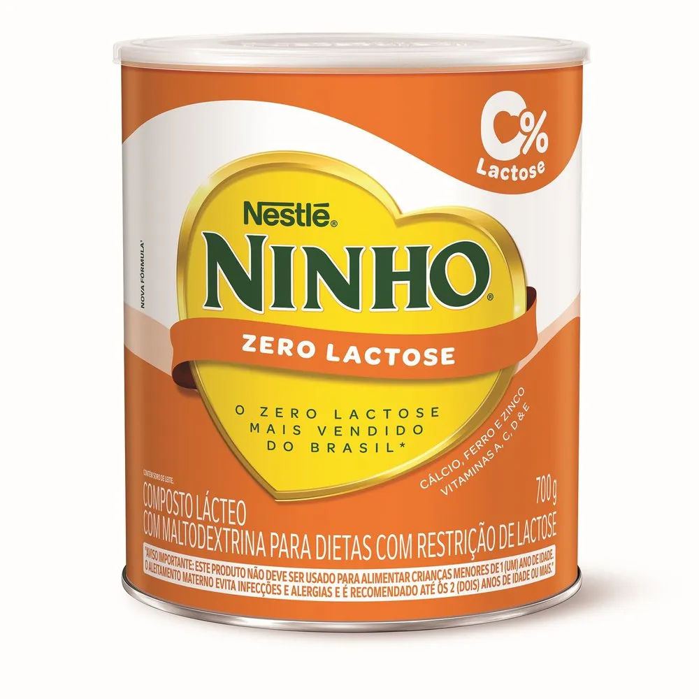 Composto Lácteo Infantil Ninho Zero Lactose Nestlé 700g