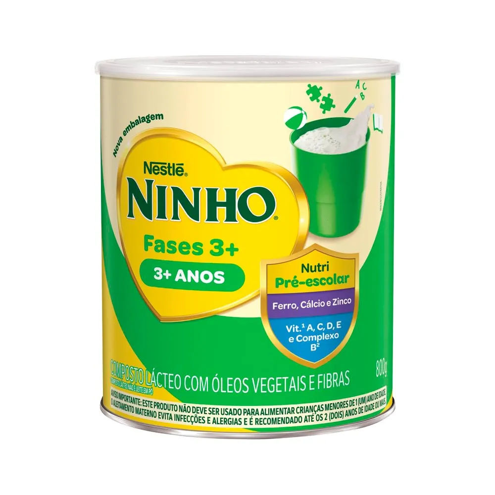 Ninho Fases 3+ Composto Lácteo 800g Nestlé