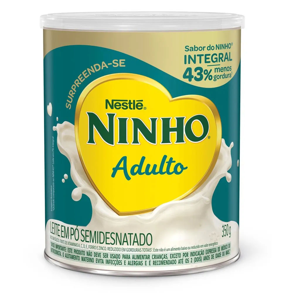 Ninho Adulto Leite em Pó Lata 350g Nestlé