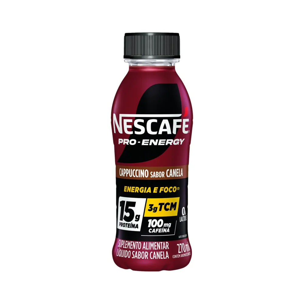 Bebida Láctea Nescafé UHT Pro-Energy Sabor Cappuccino Canela 270ml