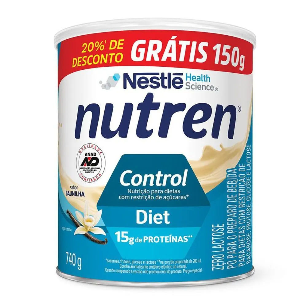 Nutren Control Diet Baunilha 740gr Promocional