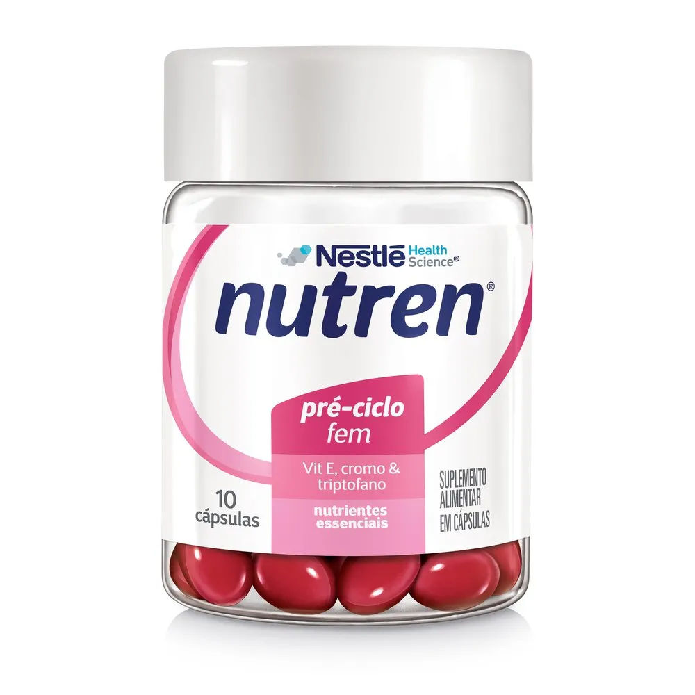 Suplemento Alimentar Nutren Triptofano Pre-ciclo Fem 10 Capsulas