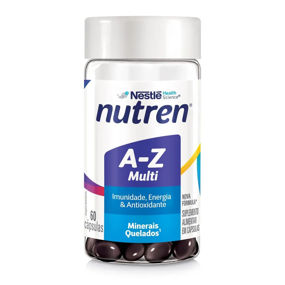Suplemento Alimentar Nutren A-Z Multivitamínico 60 Cápsulas Nestle
