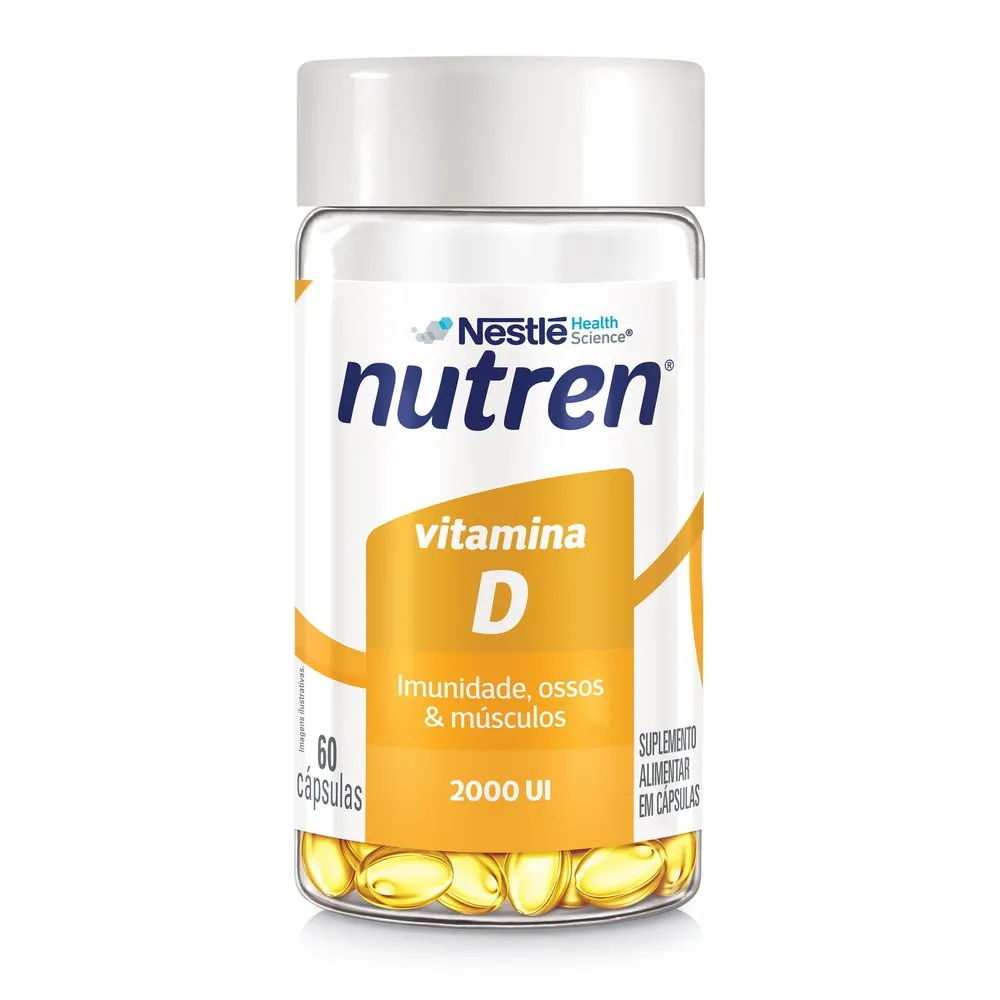 Suplemento Alimentar Nutren Vitamina D 2 000 UI 60 Cápsulas Nestle