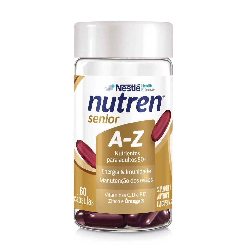 Suplemento Alimentar Nutren Senior AZ Nutrientes Adulto 60 Cápsulas