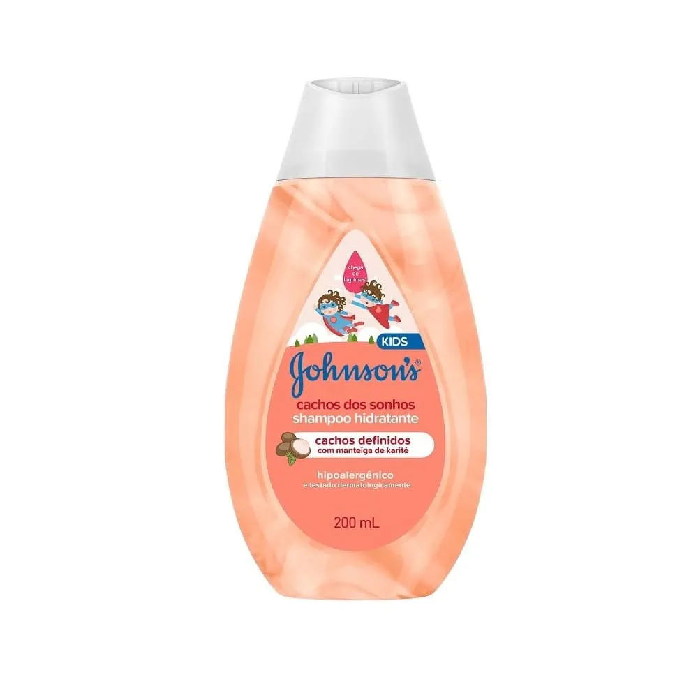 Shampoo Johnsons Kids Infantil Cachos dos Sonhos 200ml