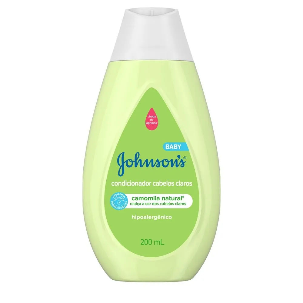 Condicionador Johnsons Baby Infantil Cabelos Claros 200ml