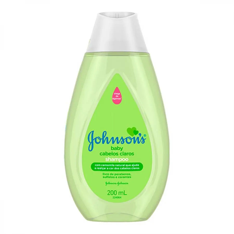Shampoo Johnsons Baby Infantil Cabelos Claros 200ml