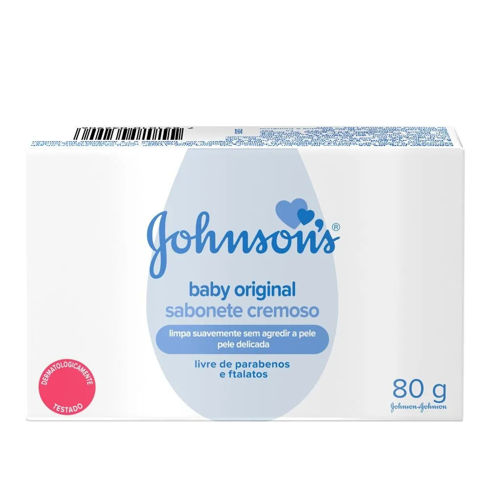 Sabonete em Barra Johnsons Baby Original 80g