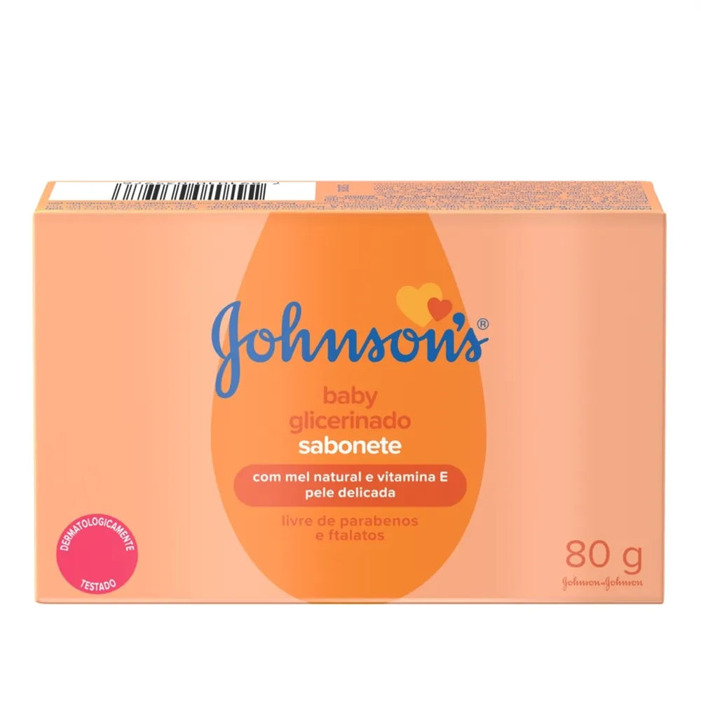 Sabonete Johnsons Baby Glicerinado 80g
