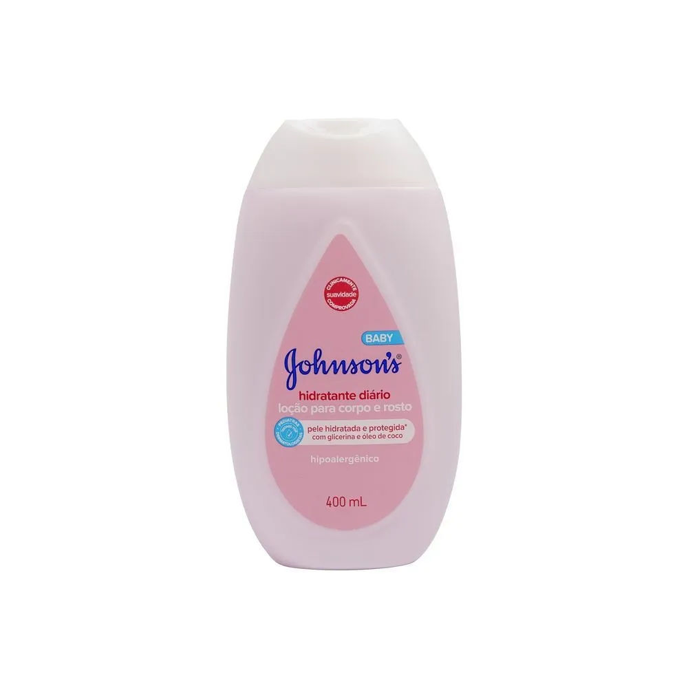 Loção Hidratante Corporal Para Uso Diário Johnson's Baby, 400ml