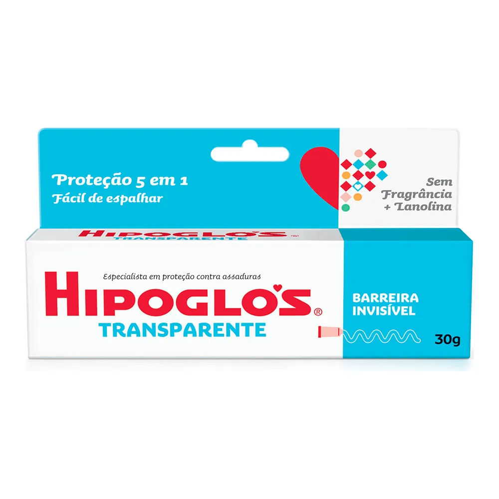 Hipoglós Transparente Creme Preventivo De Assaduras, 30g