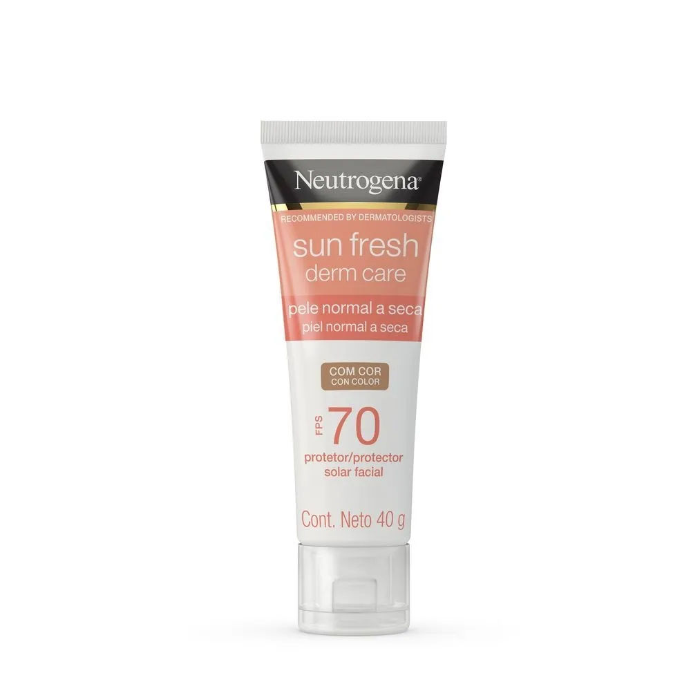 Protetor Solar Facial Neutrogena Sun Fresh com Cor FPS 70 40g