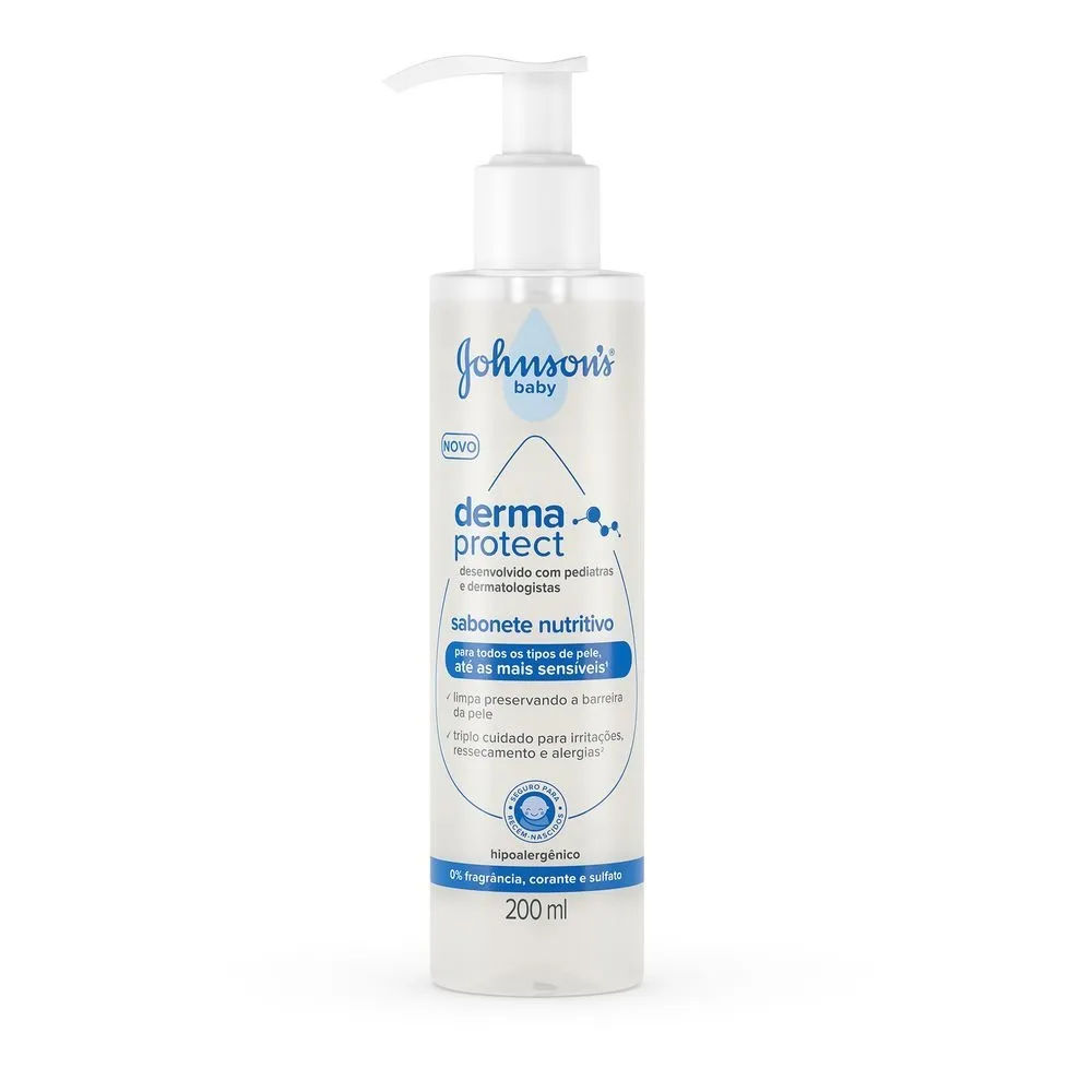 Sabonete Nutritivo Johnsons Baby Derma Protect 200ml