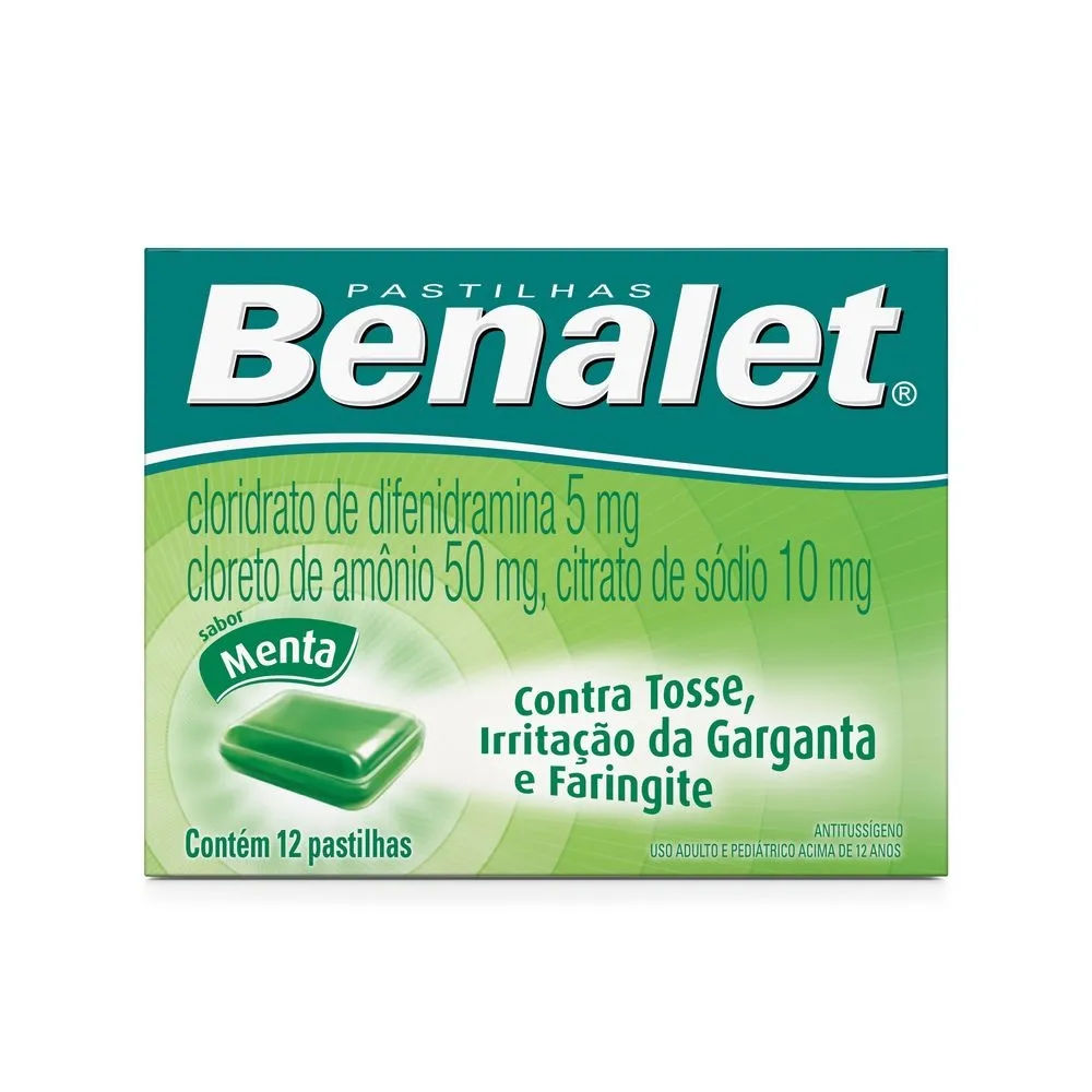 Benalet Menta 12 Pastilhas
