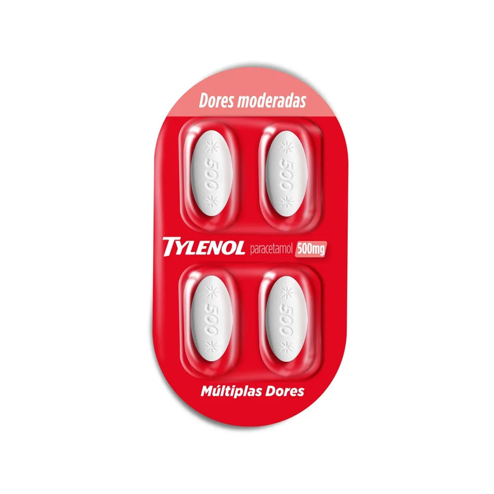Tylenol Múltiplas Dores 4 Comprimidos Revestidos Johnson & Johnson AV*