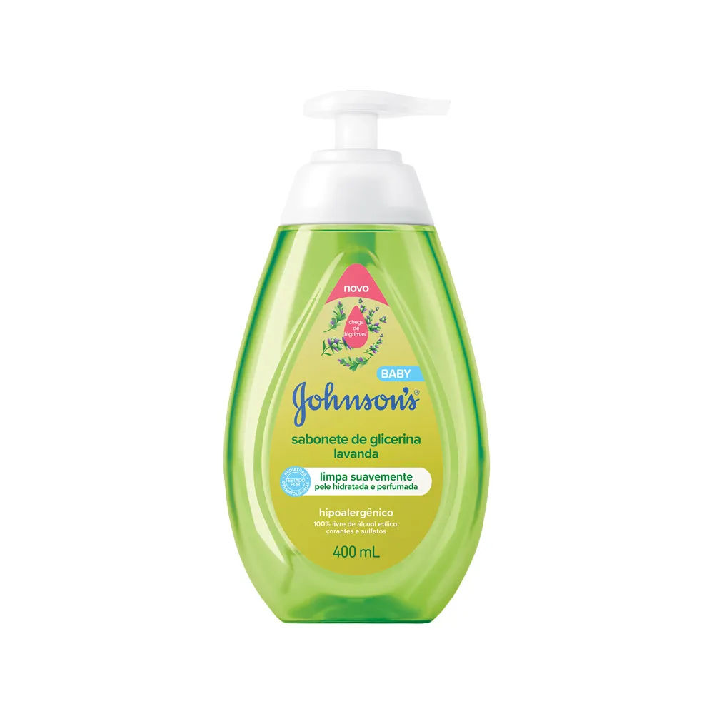 Sabonete Líquido Infantil Johnsons Baby Lavanda 400ml
