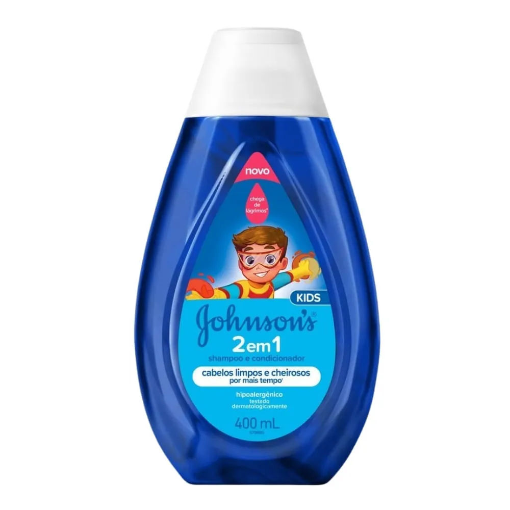 Shampoo Infantil Johnson’s 2 em 1 400ml
